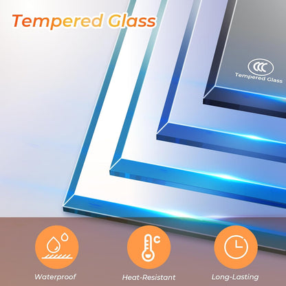 Floating Nightstand with Charging Station, Floating Night Stand with Charging Station and LED, Night Stand for Living Room, Entryway Wall, Bedroom White Nightstand