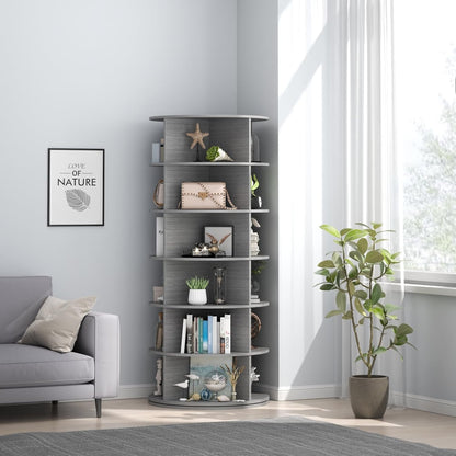 Rotating Shoe Rack, 6-Tier Spinning Shoe Tower, Free Standing 360°Revolving Shoe Storage Organizer Lazy Susan Shoe Rack for Entryway Living Room Hallway