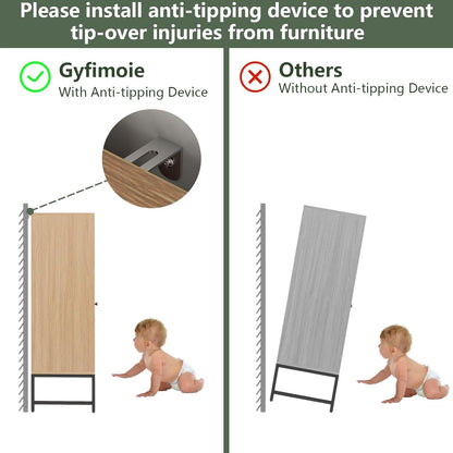 Rattan Shoe Organizer with Doors, Shoe Storage Cabinet with Adjustable Shelves for Entryway, 7-Tier Entryway Shoe Rack Storage for Hallway, Closet, Living Room